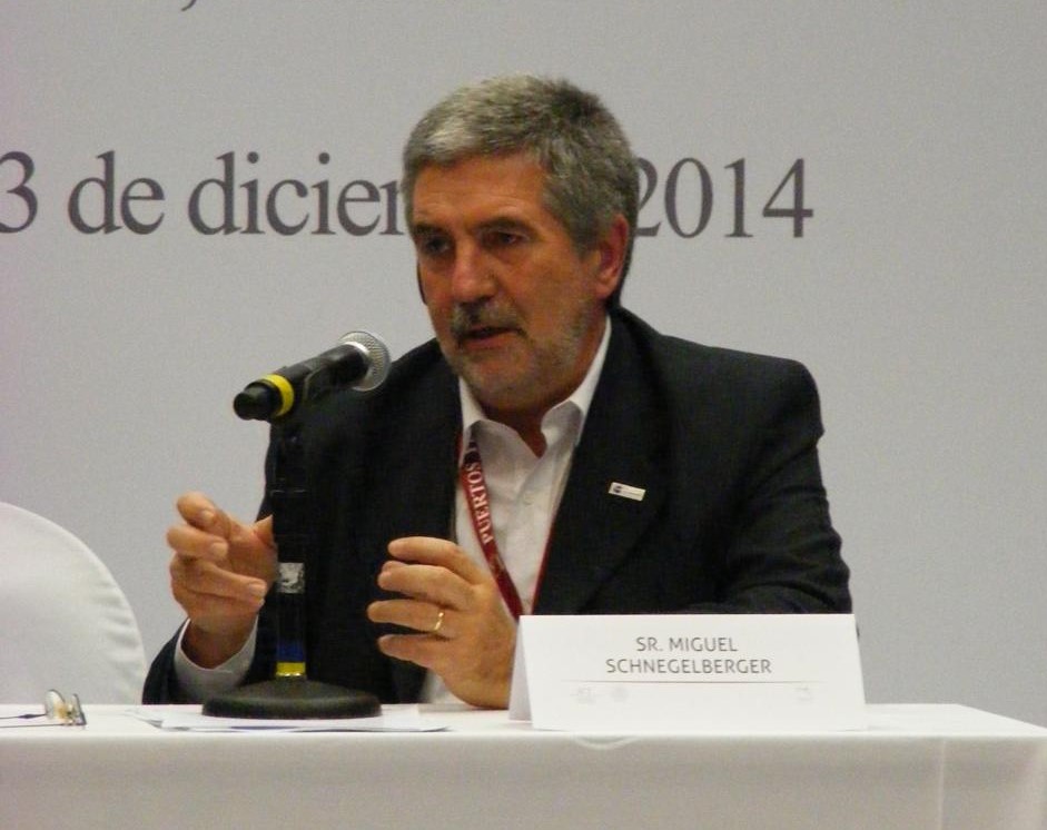 /Miguel Schnegelberger, jefe de Dragado y Balizamiento del Consorcio de Gestión del Puerto de Bahía Blanca.
